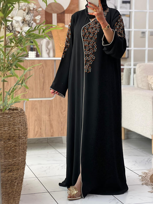 Black Luxury Abaya