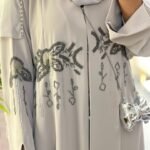 Aura Luxe Abaya black luxury abaya with elegant modern design