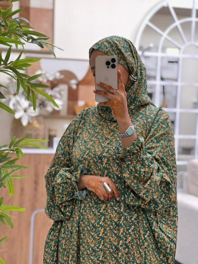 Emerald Blossom Prayer Dress – ADO-0037