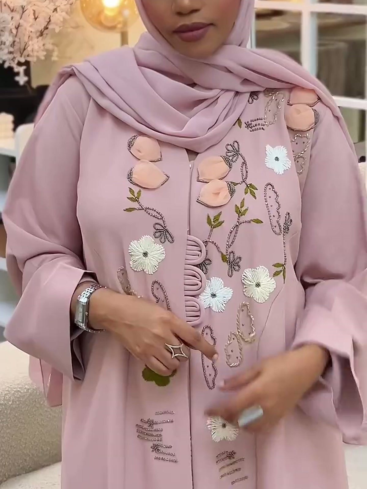blossom grace abaya