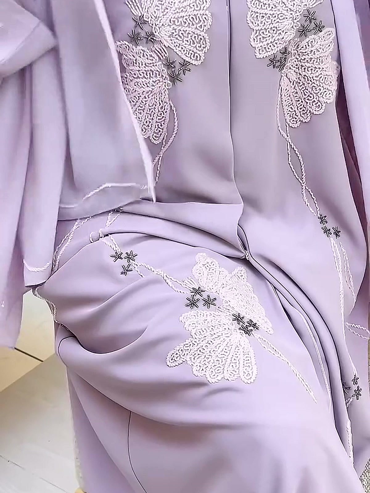 lavender noor abaya – ado 1219