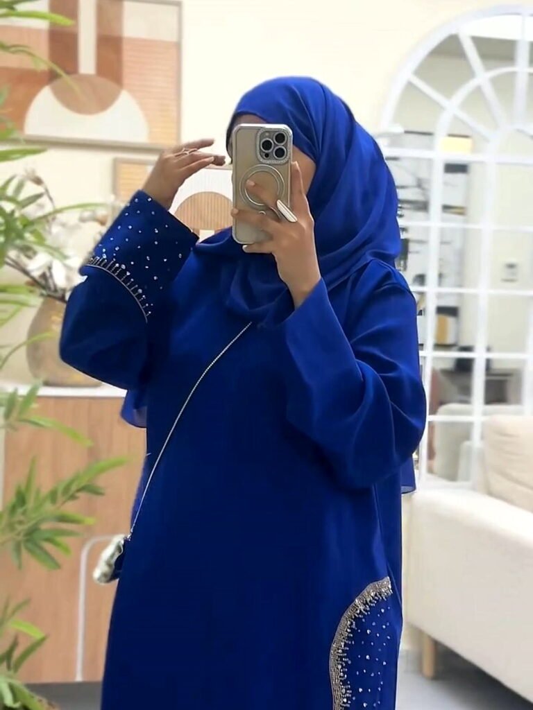 Royal Sapphire Abaya – ADO-1216