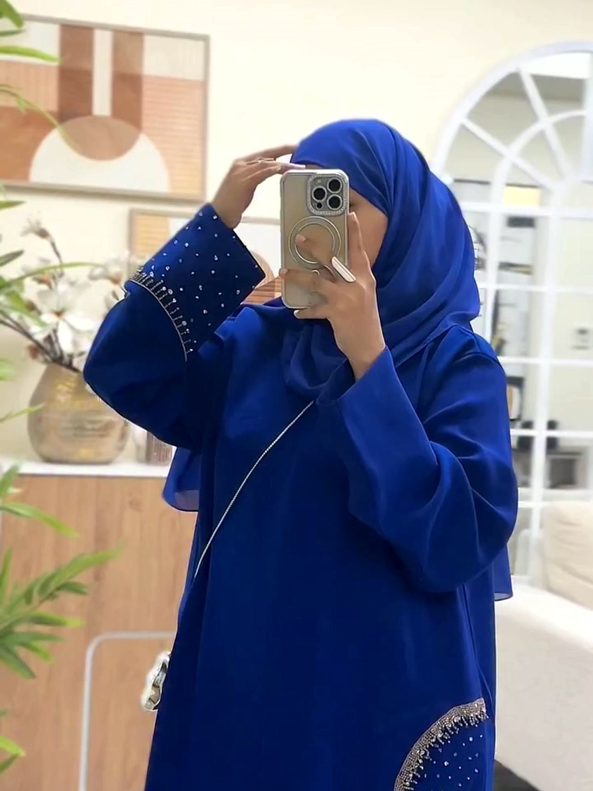 royal sapphire abaya