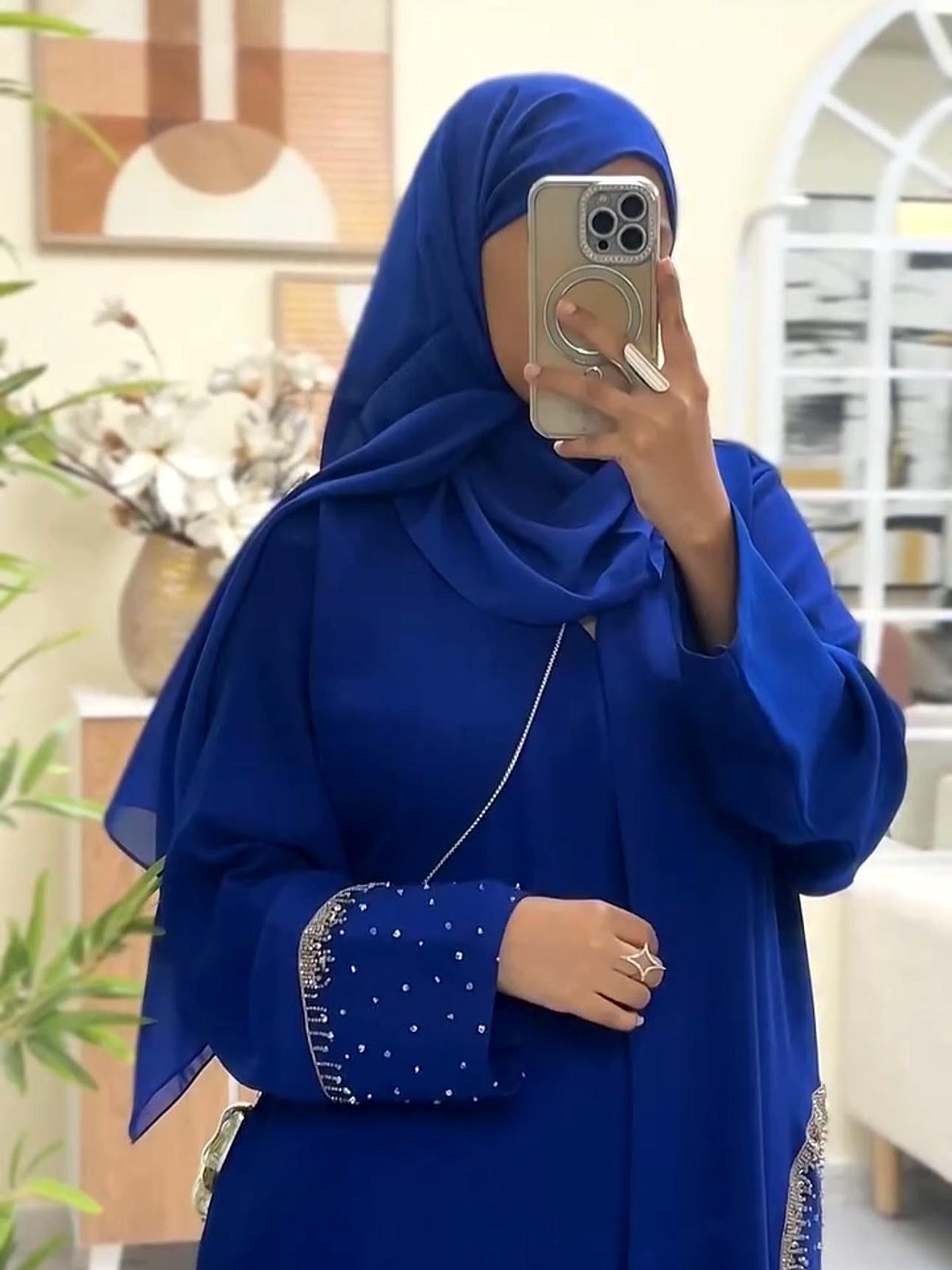 royal sapphire abaya