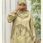 sand blossom luxe abaya – ado 1223
