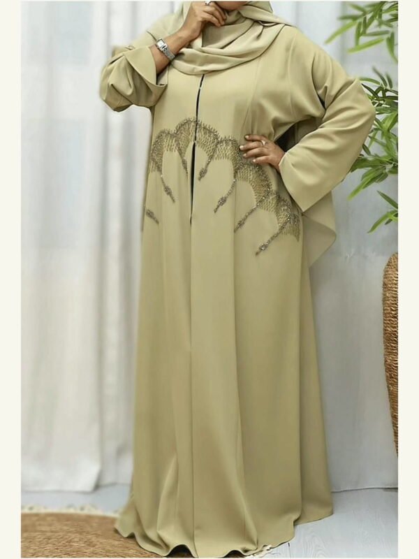 sand blossom luxe abaya – ado 1223