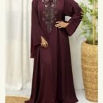zahra royal beaded abaya – ado 1220