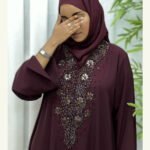 zahra royal beaded abaya – ado 1220