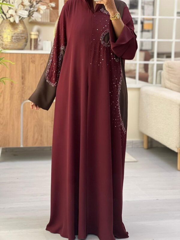 garnet pearl luxe abaya – ado 1234