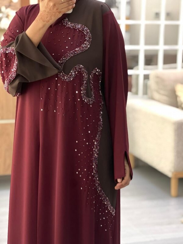 garnet pearl luxe abaya – ado 1234