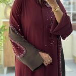 garnet pearl luxe abaya – ado 1234