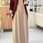 ruby veil elegance abaya – ado 1233