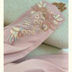 blush petal elegance abaya – dusty pink – ado 1228