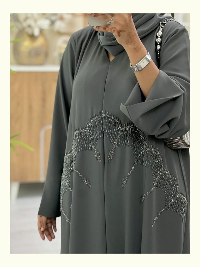 Shadow Wave Elegance Abaya – ADO-1229