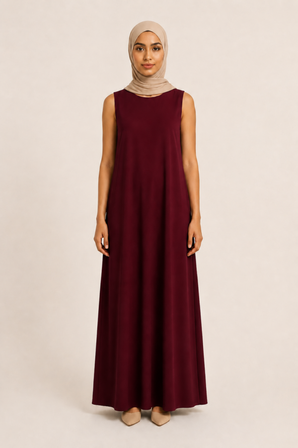ado-0080-burgundy-plain-inner-dress
