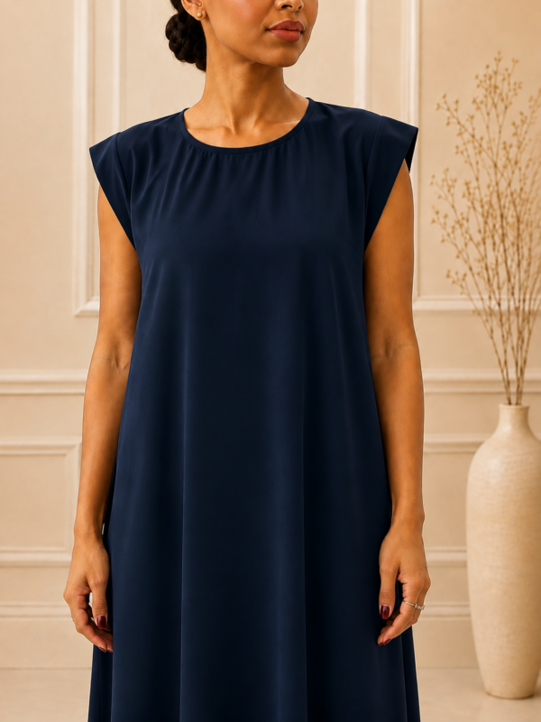 Midnight Navy Plain Inner Dress