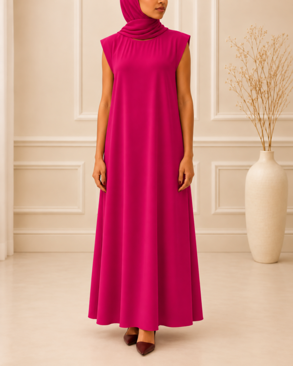 Fuchsia Plain Inner Dress