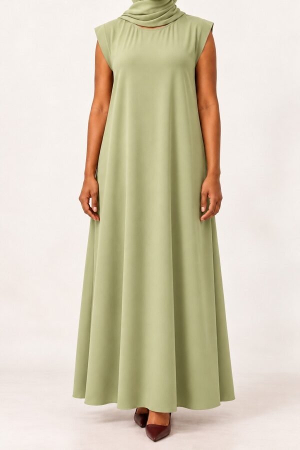 Lemon Green Plain Inner Dress