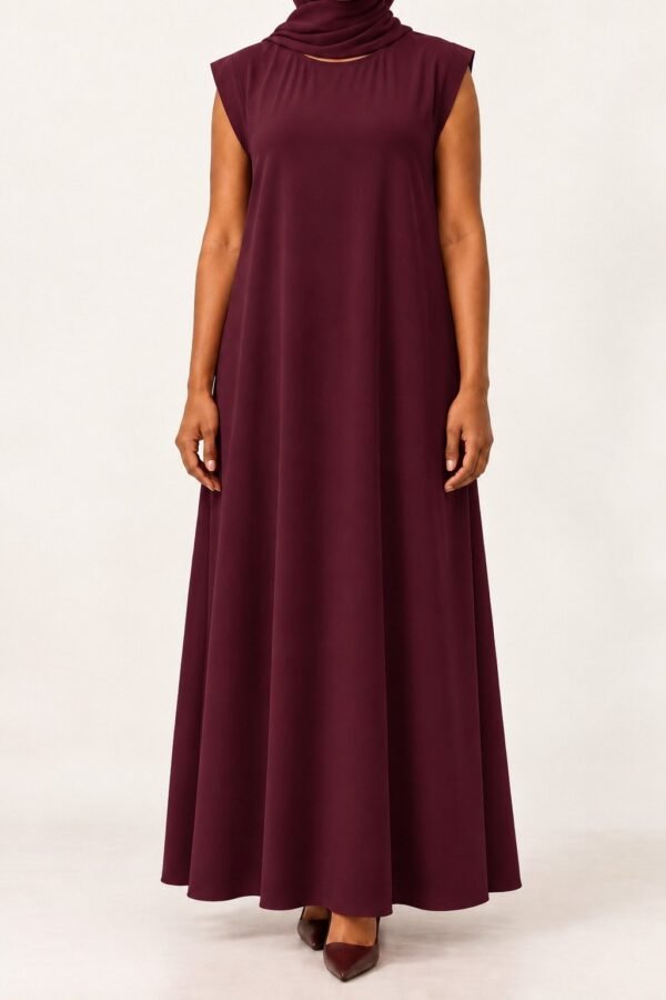 Maroon Plain Inner Dress