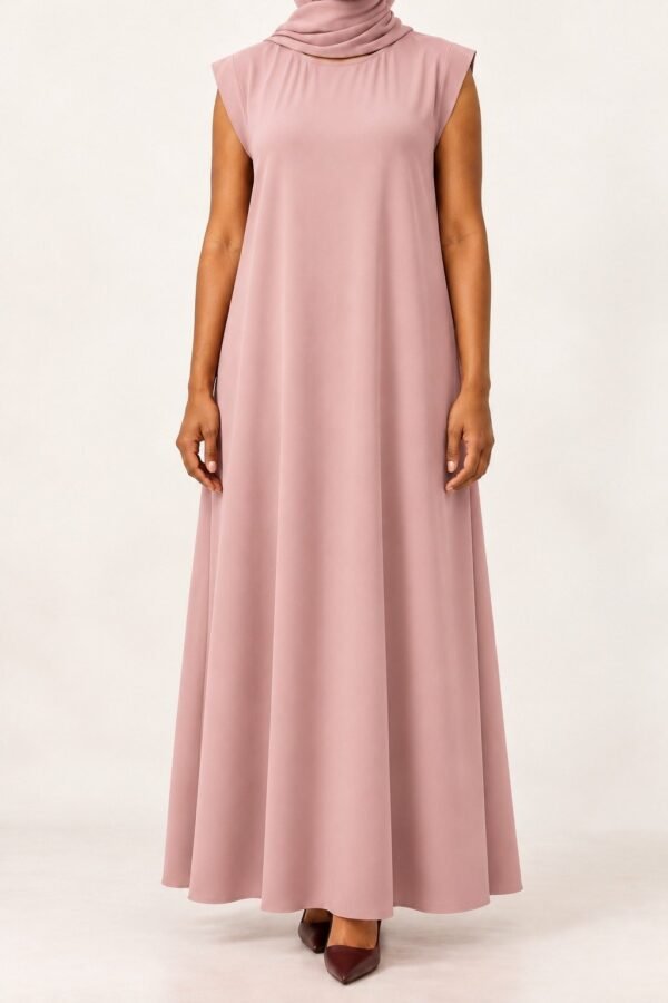 Nude Pink Plain Inner Dress