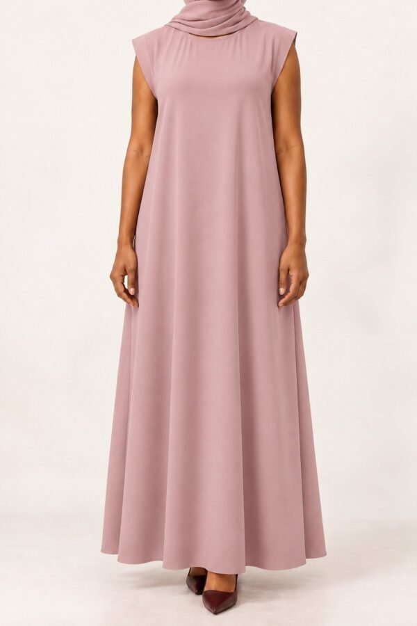 Rose Pink Plain Inner Dress